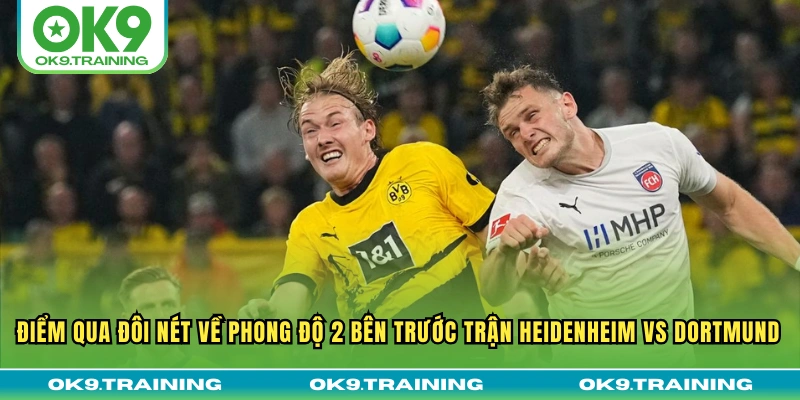 Điểm qua đôi nét về phong độ 2 bên trước trận Heidenheim vs Dortmund